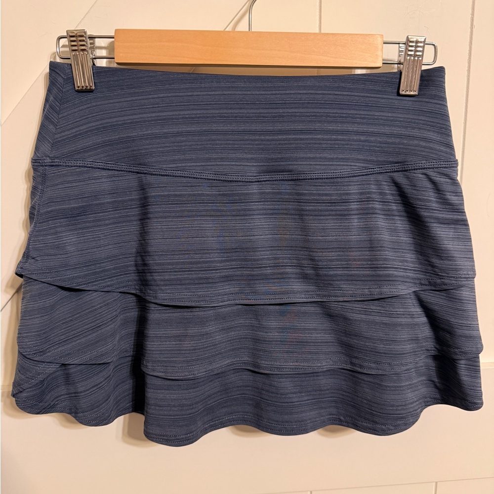Athleta Blue Tiered Mini Skort Women’s XS